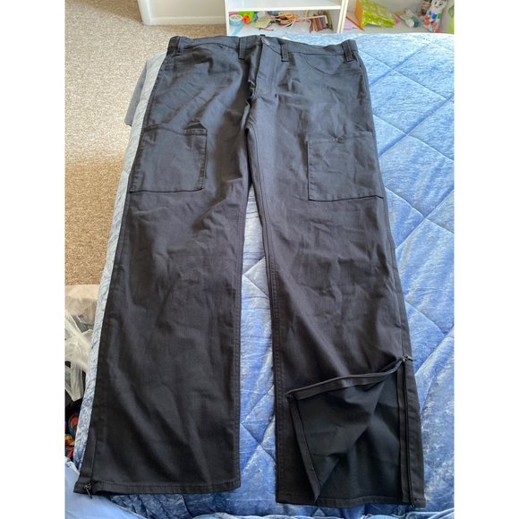 Men's Big & Tall Slim Fit Adaptive Jeans Goodfellow & Co Black 44x34 - Picture 5 of 9